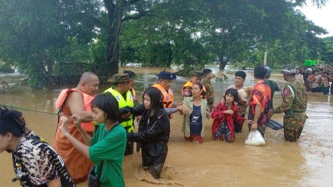 Myanmar kêu gọi quốc tế hỗ trợ ứng phó với lũ lụt nghiêm trọng (14/09/2024)